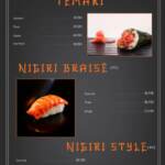 Menu Go Sushi Casablanca February 2024 025212-991600